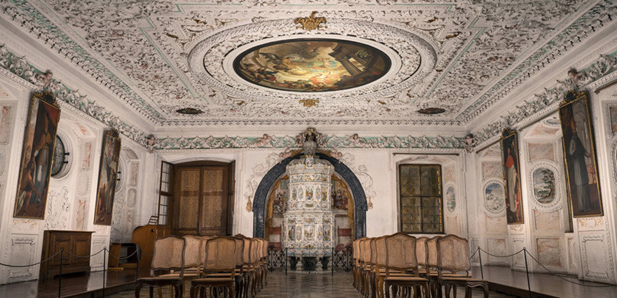 Night View im Betsaal Salem Beetsaal in Schloss Salem