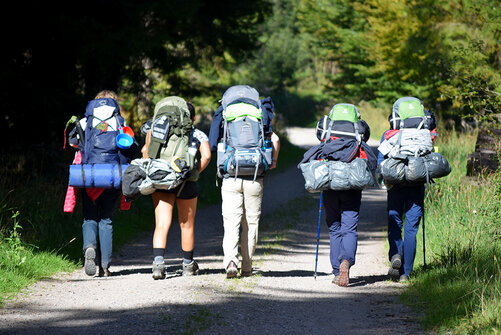 Schüler wandern für Duke of Edinburgh's Award