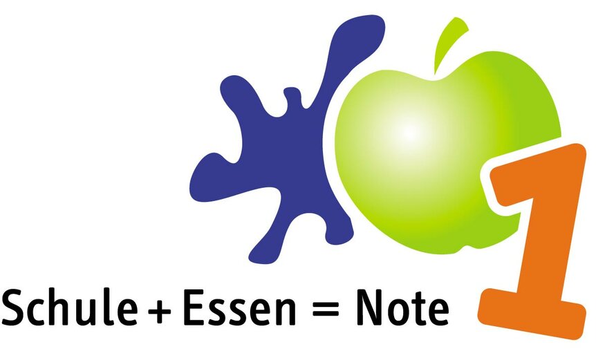 Logo der Initiative Schule + Essen = Note 1