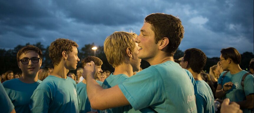 Jungs beim Abendsportfest