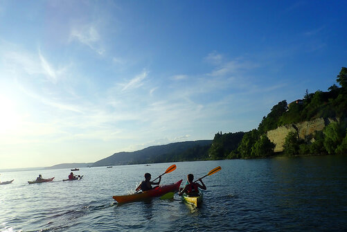 Kayak-Tour auf dem Bodensee