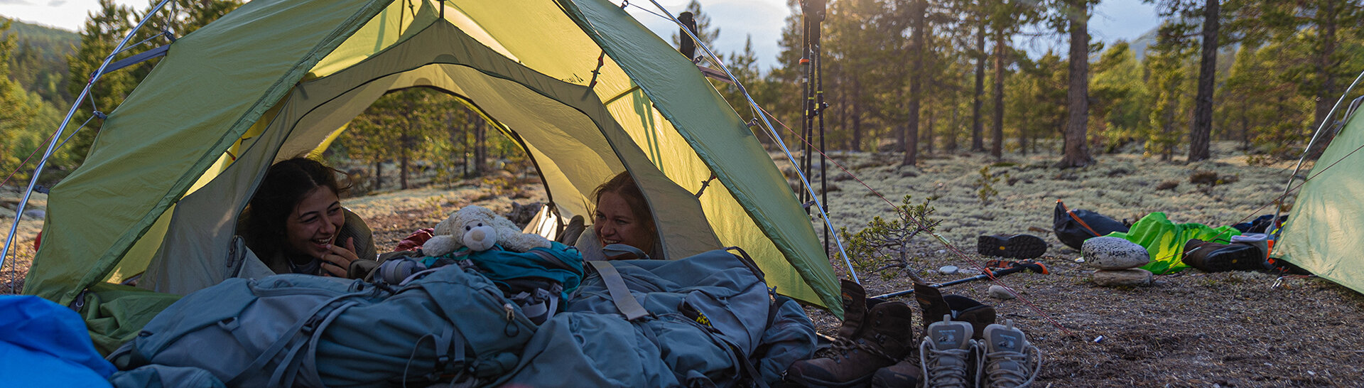 Zelten beim Outward Bound in Norwegen