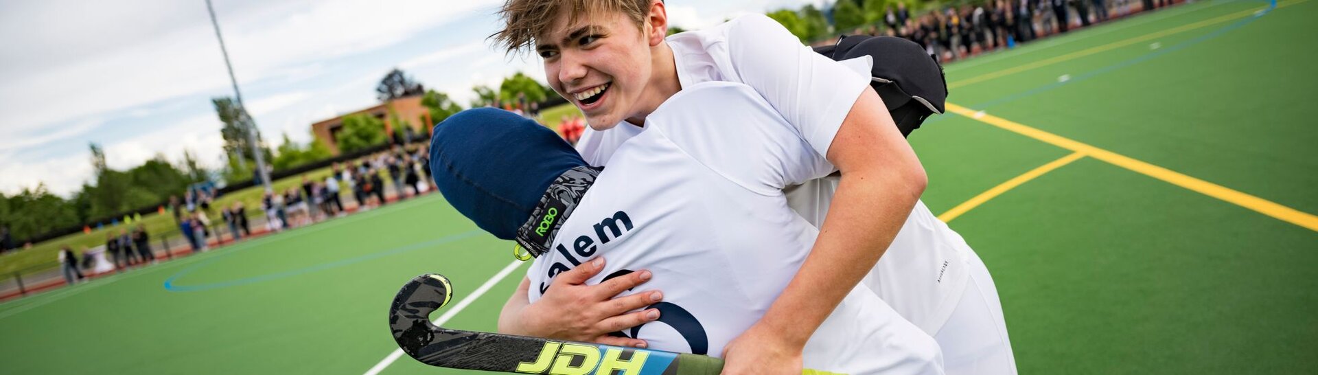 Header: Siegesjubel bei Hockeyspiel