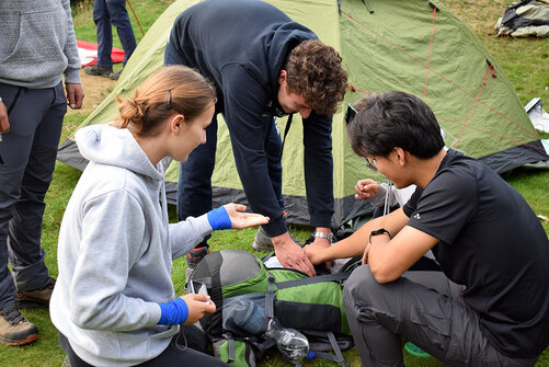 Schüler bei Exkursion des Duke of Edinburgh