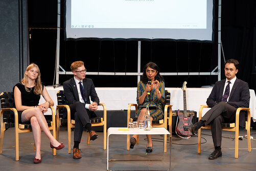 Diskussionsrunde "Schule ohne Rassismus"