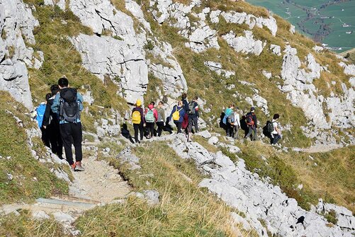 Outdoor Club: Wandern auf der Ebenalp - Abstieg