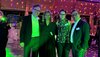 Gruppenbild bei der Night of Friends. Unter anderem: Vorsitzender Oliver Fischer, Stellvertretender Vorsitzender Dr. Günther Metzner und Geschäftsstellenleiterin Britta Stocker.